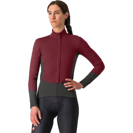 Foto de Castelli Chaqueta Mujer - Perfetto Air - deep bordeaux/dark grey 625