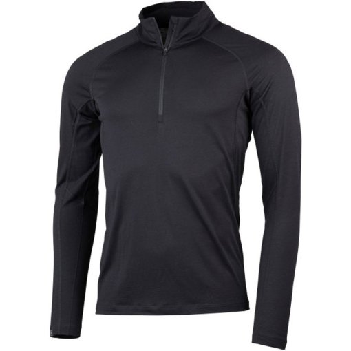 Foto de Lundhags Camiseta de Manga Larga Hombre - Gimmer Merino Light 1/2 Zip - Negro 900