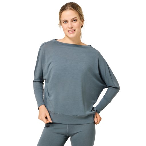 Billede af SUPER.NATURAL Kula Langærmet shirt til damer - Stormy Weather