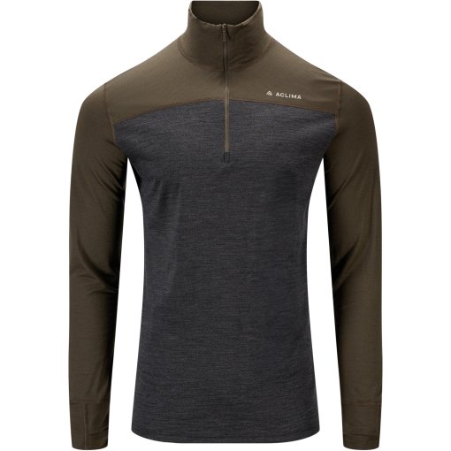 Foto de Aclima Camiseta de Manga Larga Hombre - LightWool 180 - tarmac / marengo