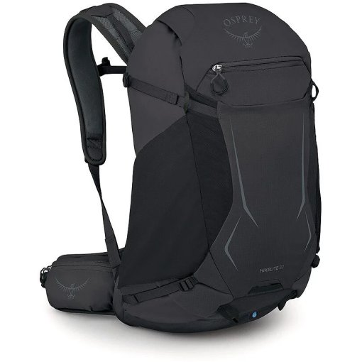 Productfoto van Osprey Hikelite 32 Rugzak - Raven Black