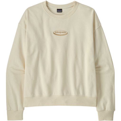 Productfoto van Patagonia 95 Oval Logo Daily Crew Trui dames - Wool White