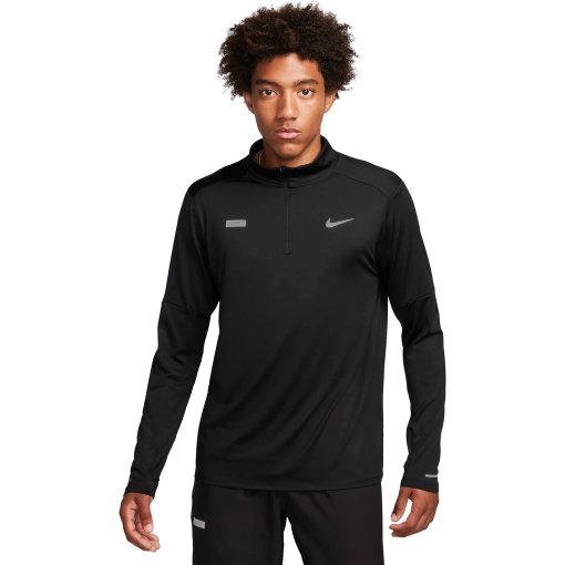 Photo produit de Nike T-Shirt Manches Longues Homme - Flash Dri-FIT 1/2-Zip - noir FB8556-010