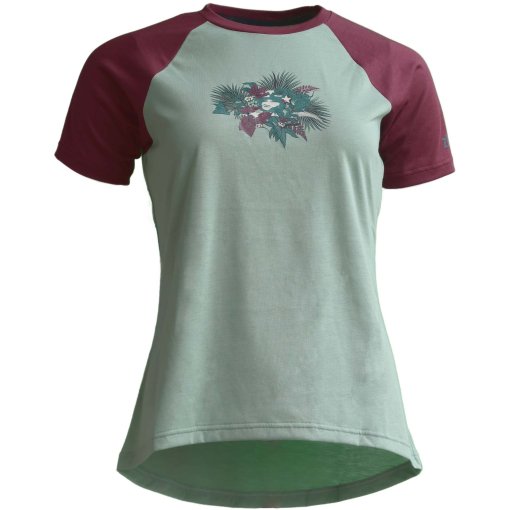 Photo produit de Zimtstern T-Shirt VTT Manches Courtes Femme - Riderz - Granite Green/Windsor Wine