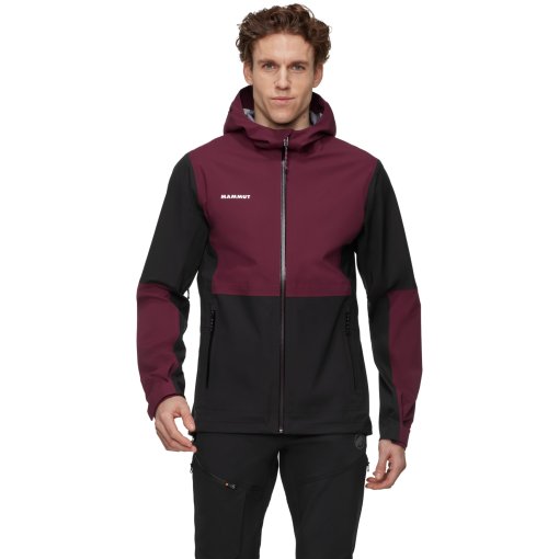 Foto de Mammut Chaqueta con Capucha Hardshell Hombre - Linard Guide - negro-vin