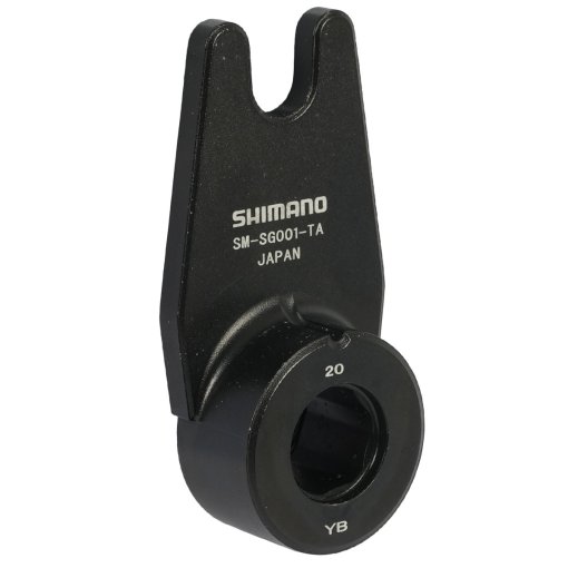 Produktbild von Shimano Drehmomentstütze - SM-SG001-TA | für Nexus Inter-5E Getriebenabe (Steckachstyp) - ISMSG001TA2 | Rahmentyp (20°)
