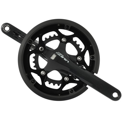 Foto de Shimano Sora FC-R3000-CG Crankset 50/34 - with Chain Guard - 2x9-speed - black