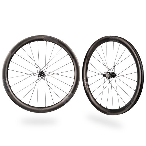 Picture of Tune Nano Gravel 45 Wheelset - 28&quot; | Carbon | Clincher | Centerlock - 12x100mm | 12x142mm - Campagnolo N3W