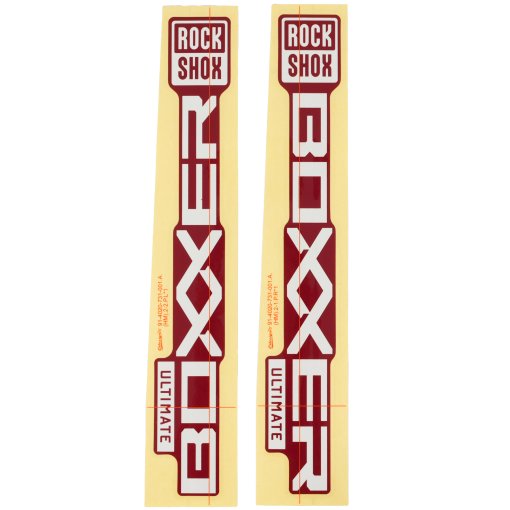 Produktbild von RockShox Decal Kit BOXXER - 29&quot; | Ultimate - D1 - Silber/Weiß