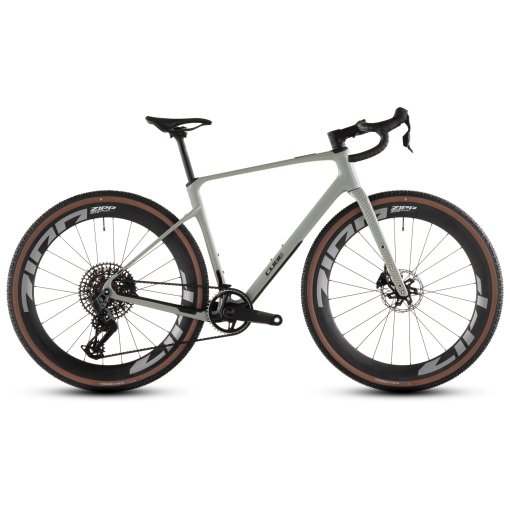 Photo produit de CUBE Vélo Gravel Carbone - NUROAD C:62 SLX - 2026 - reedbeige / chrome
