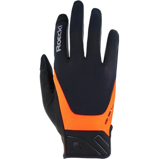 Photo produit de Roeckl Sports Gants Vélo - Mori 2 - black/fluo orange 9251