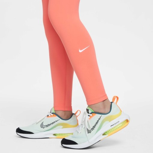 neon orange nike leggings