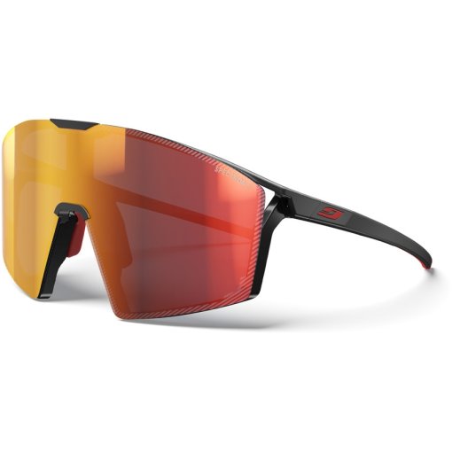 Zdjęcie: Julbo okulary - Edge - Black/Red - Multilayer Red Spectron 3