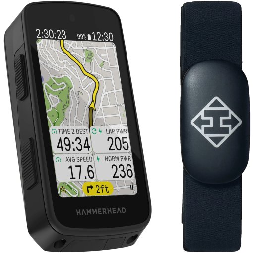 Immagine prodotto da Hammerhead Ciclocomputer GPS - Karoo 3 + Cardiofrequenzimetro 2.0 - C1