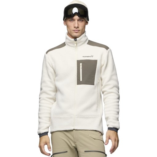 Picture of Norrona trollveggen warm3 Jacket Men - Whisper White
