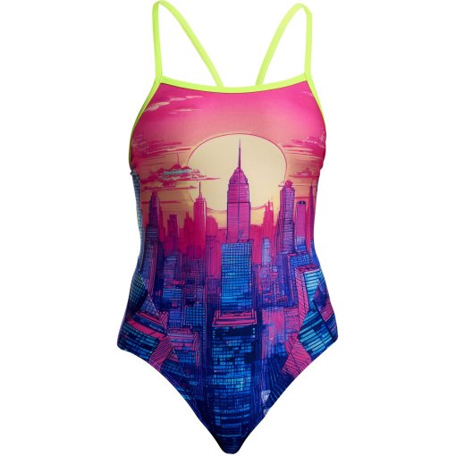 Zdjęcie: Funkita Single Strap Eco Jednoczęściowy strój kąpielowy dla kobiet - Skyline Drive