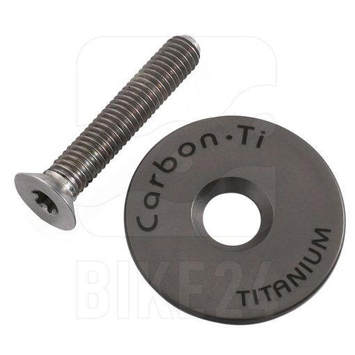 Produktbild von Carbon-Ti X-Cap Ahead Kappe - Titan - hochglanz poliert