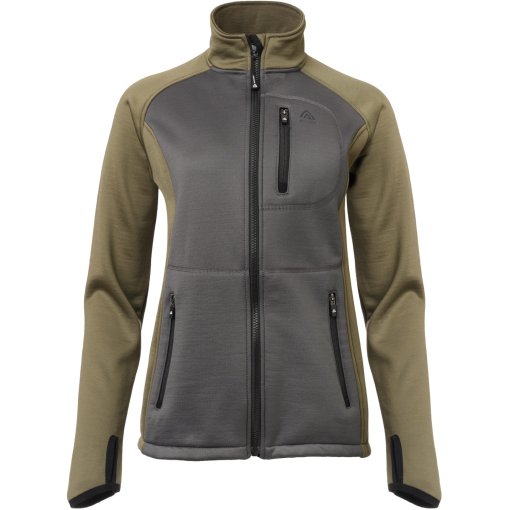 Produktbild von Aclima WoolShell Jacke Damen - gray pinstripe / tarmac