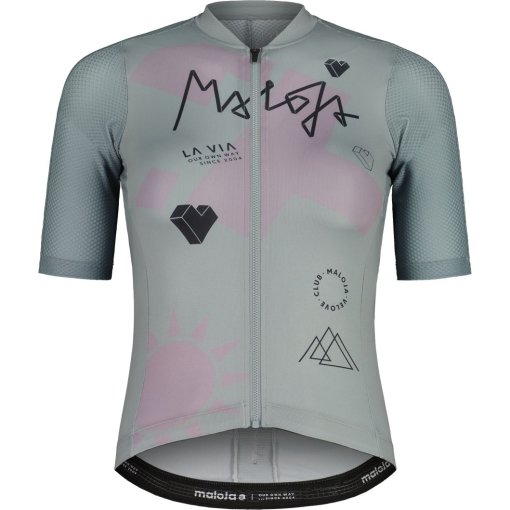 Productfoto van Maloja BleesM. Gravel Fietsshirt met Korte Mouwen Dames - sage 8961