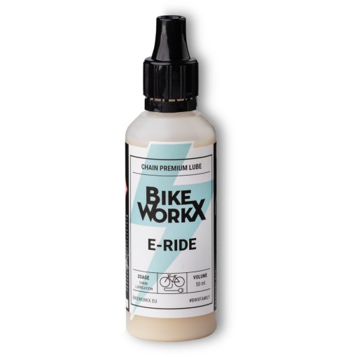 Photo produit de BikeWorkx E-Ride - Lubrifiant pour Chaîne Vélo - 50ml