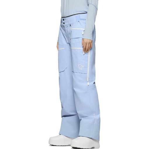 Picture of Norrona lofoten Gore-Tex insulated Pants Women - Cashmere Blue