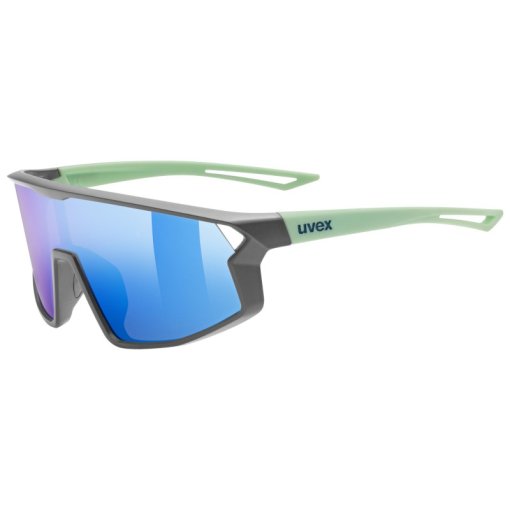 Foto de Uvex Gafas Niño - skyryse jr. - grey-green mattt/mirror blue