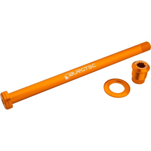 Slika izdelka Burgtec Prebodna os - zadnja | 12x148mm Boost | M12x1 | 184mm | za Orbea - iron bro orange