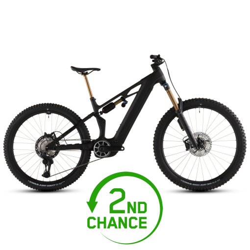 Produktbild von CUBE STEREO HYBRID ONE77 HPC AT 800 - Carbon E-Mountainbike - 2026 - carbon / gold  - B-Ware