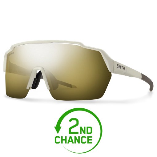 Produktbild von Smith Shift Split MAG ChromaPop Brille - Matte Bone - Black Gold Mirror | Clear - B-Ware