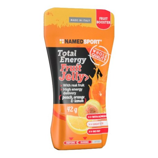 Foto de NAMEDSPORT Total Energy Fruit Jelly Peach Orange &amp; Lemon - Jalea de Frutas - 28x42g