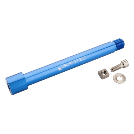 Produktbild von Burgtec Steckachse - vorn | 15x110mm Boost | 135mm | für FOX (Kabolt X, 2021+) - deep blue