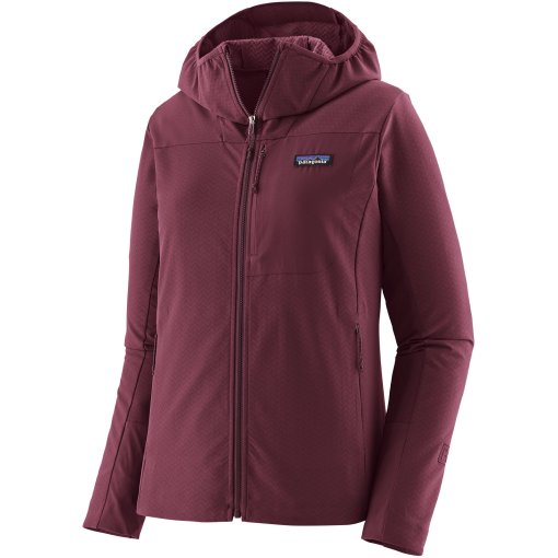 Foto de Patagonia Chaqueta con Capucha Mujer - R1 CrossStrata - Berry Fig