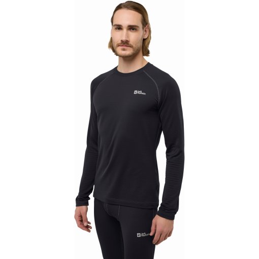 Foto de Jack Wolfskin Camiseta de Manga Larga Hombre - Infinite Warm - negro