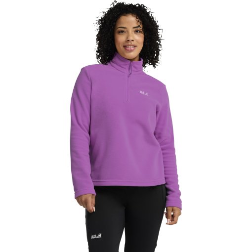 Image de Jack Wolfskin Taunus 100 Half Zip Pullover pour femmes - foxglove
