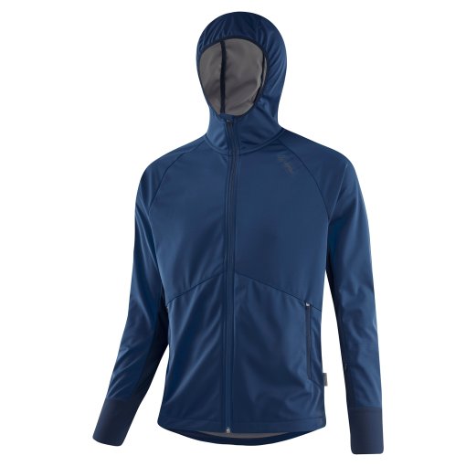 Foto de Löffler Chaqueta con Capucha Hombre - Nordic Windstopper® Light - azul oscuro 495