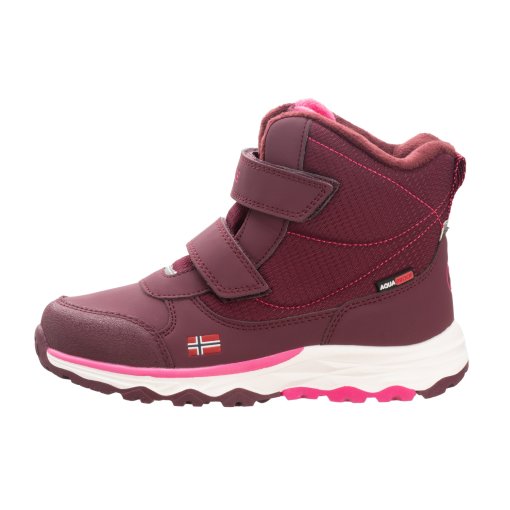 Foto de Trollkids Zapatillas de Invierno Niño - Hafjell - Redwood/Magenta