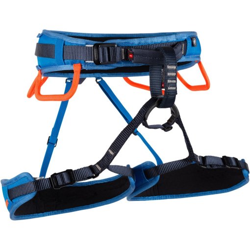 Foto de Mammut Ophir Fast Adjust Arnés Escalada - dark gentian-safety orange