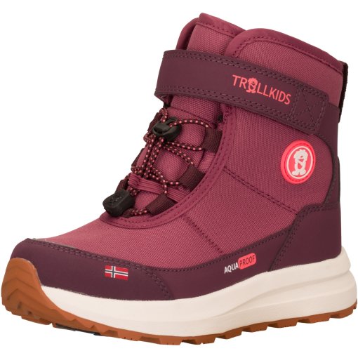 Produktbild von Trollkids Helgeland Anti Slip Winterstiefel Kinder - Frozen Berry/Deep Ruby/Pink Salmon