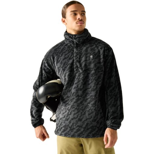 Produktbild von Dare 2b Printed Fleecepullover Herren - ZEY Black Marble Print