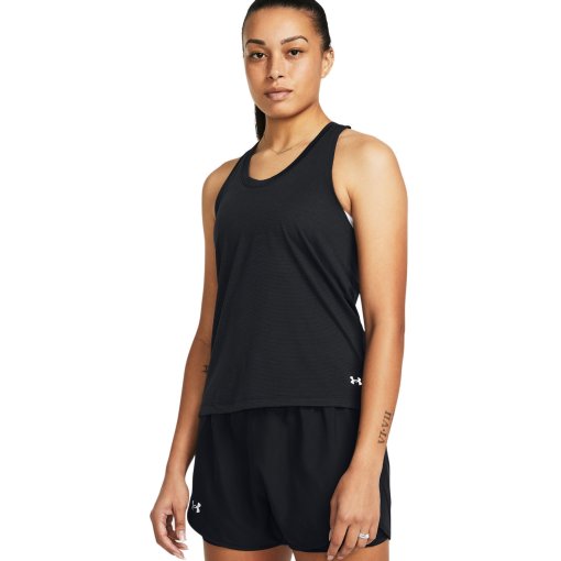 Foto de Under Armour Camiseta sin Mangas Mujer - UA Launch - Negro/Reflective