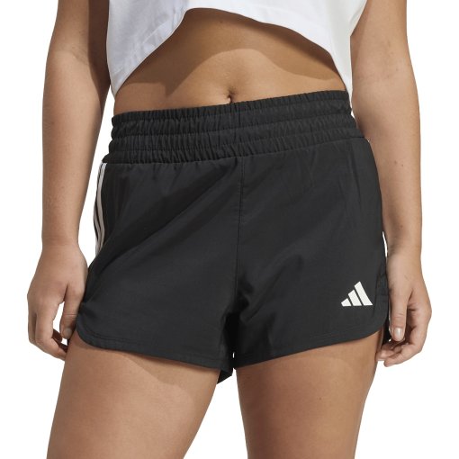 Photo produit de adidas Short 5&quot; Femme - Pacer High Workout - black/white KD7318