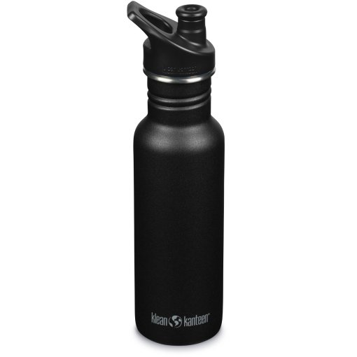 Foto de Klean Kanteen Classic Botella con Sport Cap - 532ml - negro