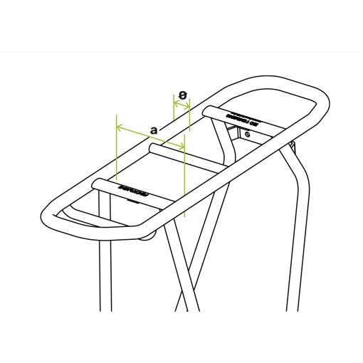 Produktbild von Racktime Clamp It 2.0 Federklappe - 12-mm-Clip / 70 mm / Stainless Steel