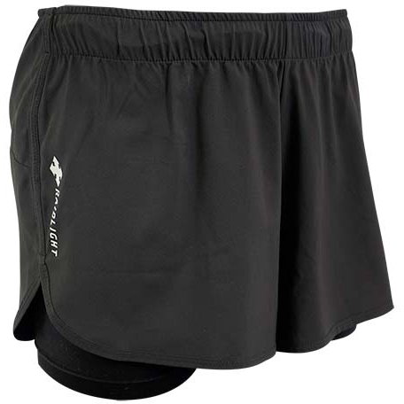 Foto de RaidLight Pantalones Cortos Running Mujer - R-Light 2in1 - negro