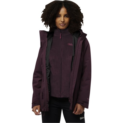 Foto de Jack Wolfskin Chaqueta 3 en 1 Mujer - Rotwand - amaranth
