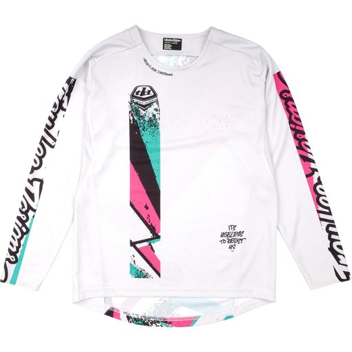 Foto de Troy Lee Designs Maillot de Manga Larga Niños - Sprint - Full Pull Chalk