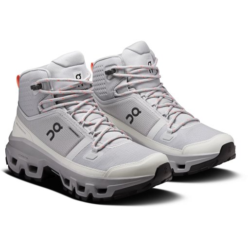 Produktbild von On Cloudrock Mid Waterproof Wanderschuhe Damen - Glacier | Alloy