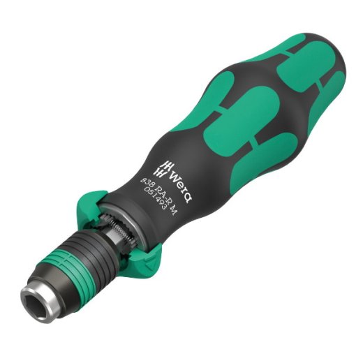 Immagine prodotto da Wera Cacciavite - 838 RA-R M Impugnatura Portainserti con Funzione Cricchetto, 1/4&quot;