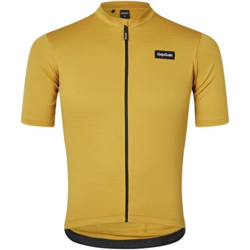 Foto de GripGrab Maillot de Manga Corta Hombre - EXPLR Merinotech - Mustard Yellow