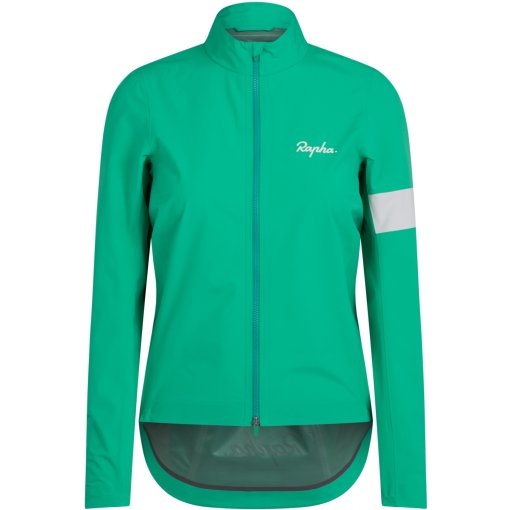 Productfoto van Rapha Core Regenjas III Dames - fresh green/white